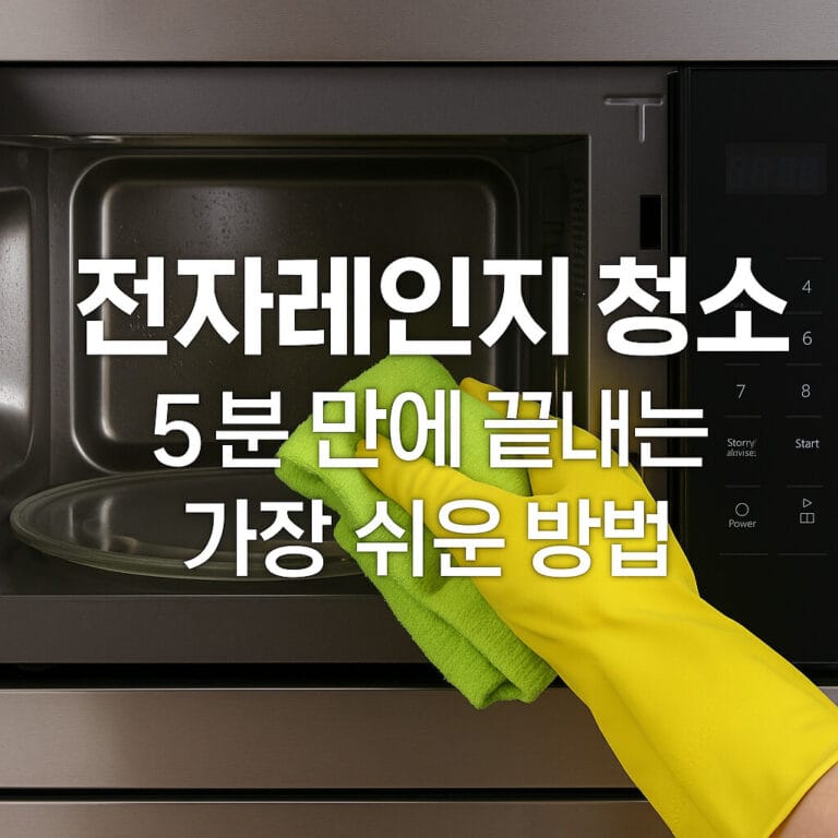 전자레인지청소