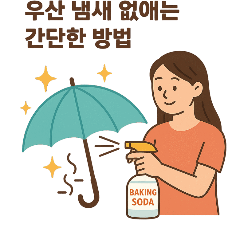우산 냄새 없애는 간단한 방법