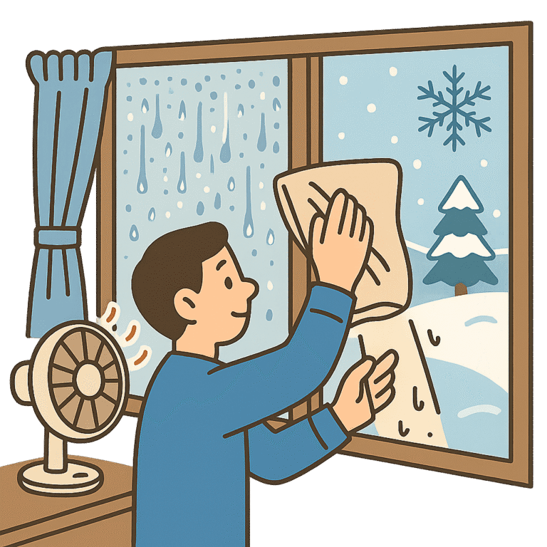 겨울철 창문 결로 방지하는 현실적인 방법